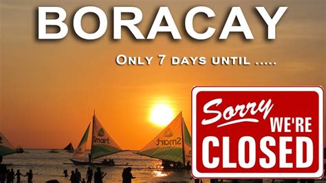 Boracay A Week Before Island Closure Day Youtube