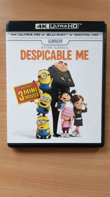 Despicable Me 4k Ultra Hd Blu Ray Ebay