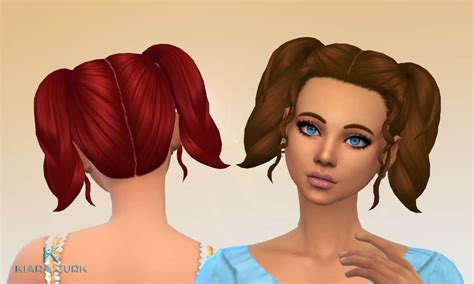 Sims 4 Cc Kids Pigtails