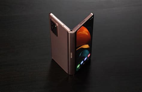 Samsung Galaxy Z Fold 2 5g 256gb 512gb Sm F916bznaxxv Bronze Black 2