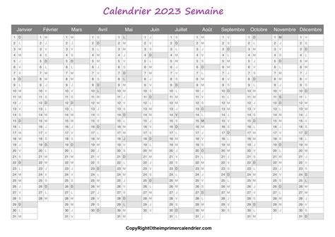Calendrier 2023 Semaine Paire The Imprimer Calendrier