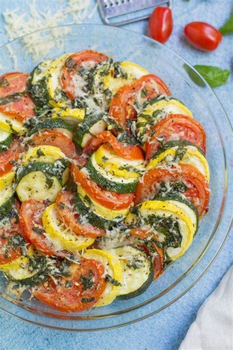Healthy Zucchini Tomato Bake The Clean Eating Couple