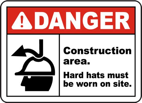 Hard Hats Must Be Worn On Site Sign G2367 By