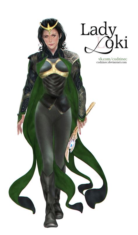 High quality female loki inspired art prints by independent artists and designers from around the world. Lady Loki by Cudzinec on DeviantArt