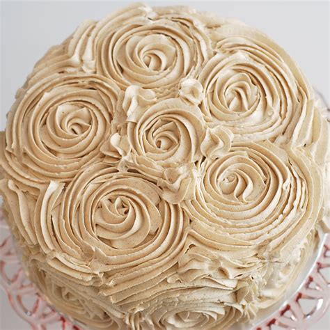 Spread on cooled red velvet cake. marzipan: Romantic Rose-Covered Red Velvet Cake with ...