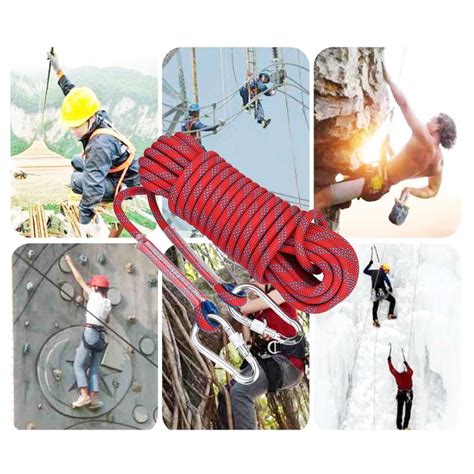 10mm 12mm High Strength Outdoor Safety Rock Climbing Rescue Rope For