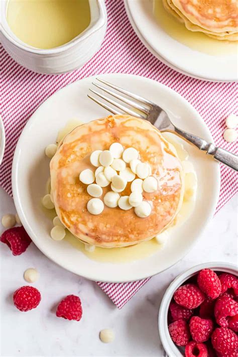 White Chocolate Pancakes Pancake Recipes