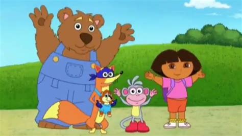 Dora The Explorer Bear Wiggle Sing Round Youtube