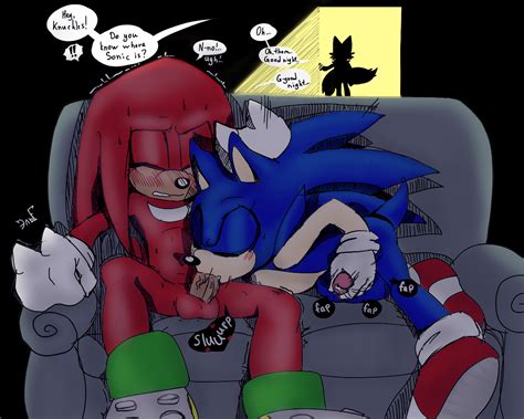 Rule 34 Blue Fur Couch Furry Gay Hedgehog Knuckles The Echidna Krazyelf Male Male Only Mammal