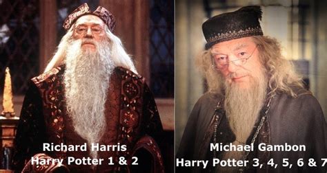 Richard harris presents a marvelous rendition of john. Why was the actor playing Dumbledore replaced after the ...
