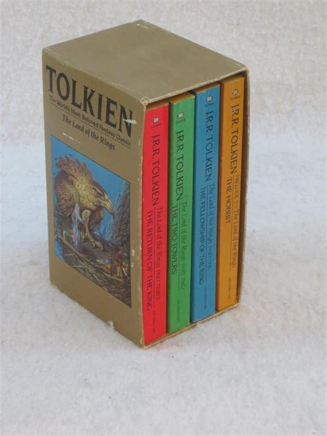 Jrr Tolkien Hobbit And The Lord Of The Rings Silver Jubilee Box Set