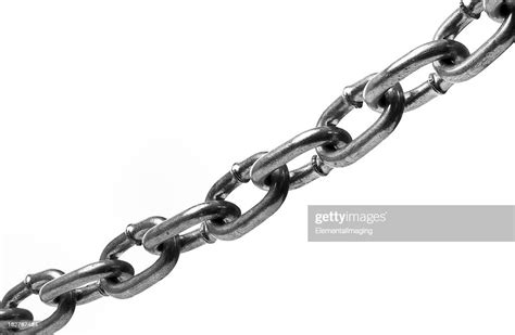 Heavy Steel Chain Isolated On White High Res Stock Photo Getty Images