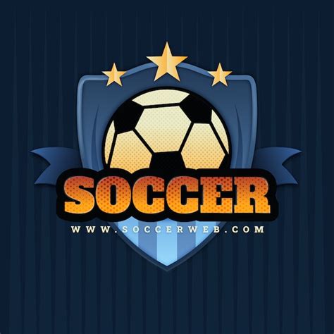 Premium Vector Gradient Soccer Logo Template