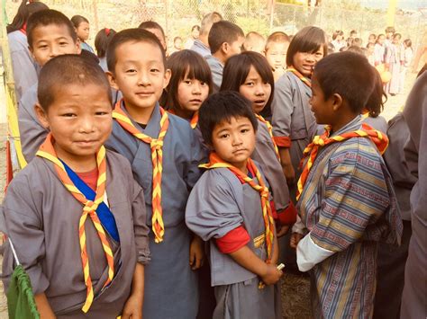 Bhutan Scouts Celebrates Childrens Day With The Students Of Logchina
