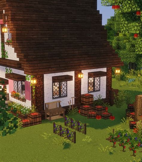 Cottagecore Minecraft 🍓🌿 Aesthetic Fairy Cottage 🍎 By Kelpie The Fox