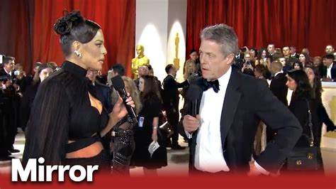 Awkward Hugh Grant Interview At Oscars Youtube