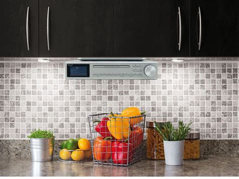 An hd experience in provides crystal clear images. Buy soundmaster UR2195SI Under Cabinet Kitchen Radio, Bluetooth & CD