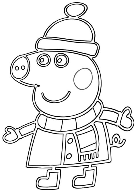Winter clothes coloring pages | Coloring pages to download and print