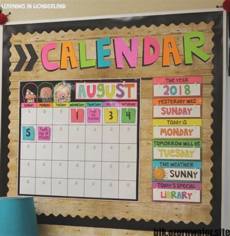 Good Photos Classroom Calendar Style With Images Classroom Calendar
