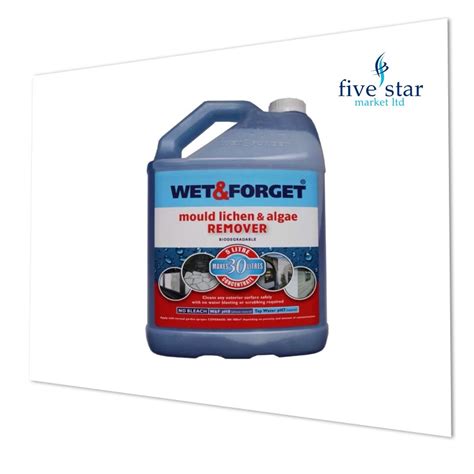 Wet And Forget Mould Algae And Lichen Removal 5 Litre Ebay
