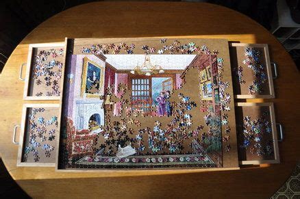 I have seen plenty of gaming tables or puzzle. 4 Drawer Puzzle Board | Puzzle table, Jigsaw puzzle table ...