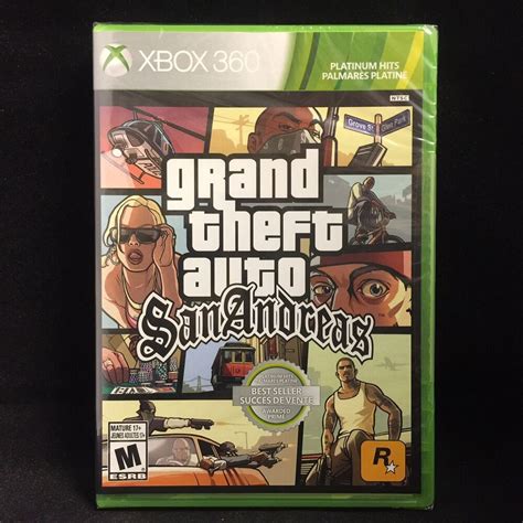Grand Theft Auto San Andreas Xbox 360 Brand New