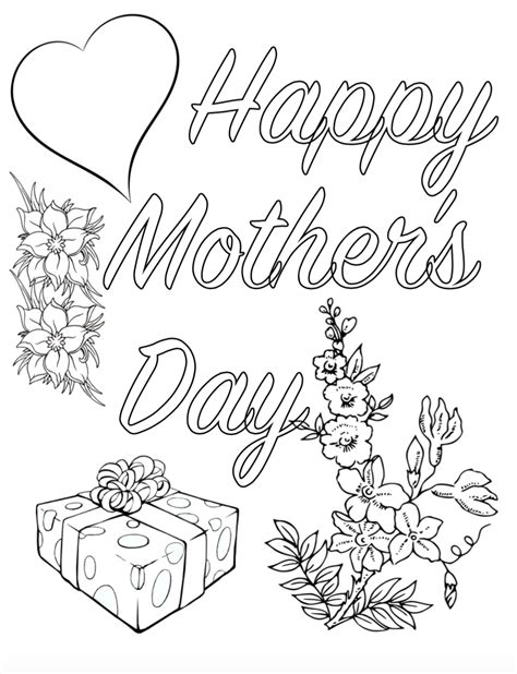 Good Mothers Day Coloring Pages Coloring Pages