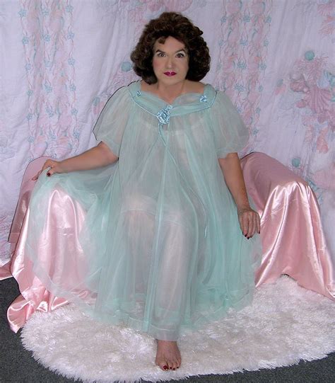 me sea green vintage sheer night gown a favorite of many … flickr