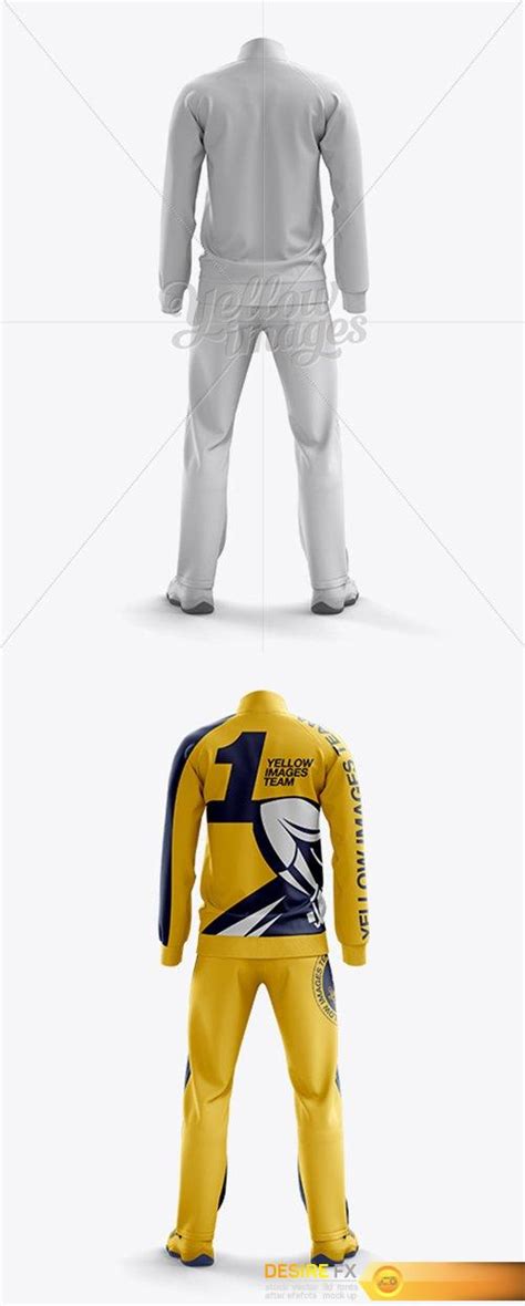 Download Desire FX | Men's Tracksuit Mock-up / Back View 11021 ...