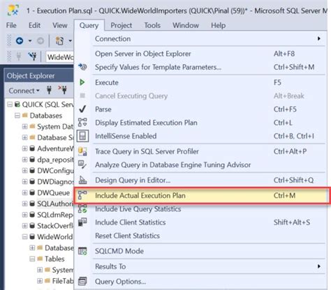 Sql Server Different Ways To Explore Actual Execution Plans Sql 30807 The Best Porn Website