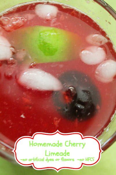 Homemade Cherry Limeade Real The Kitchen And Beyond