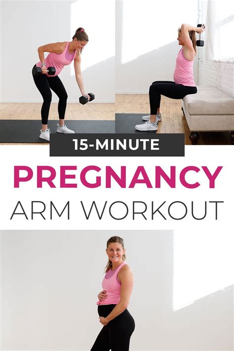15 Minute Pregnancy Arm Workout Video Nourish Move Love