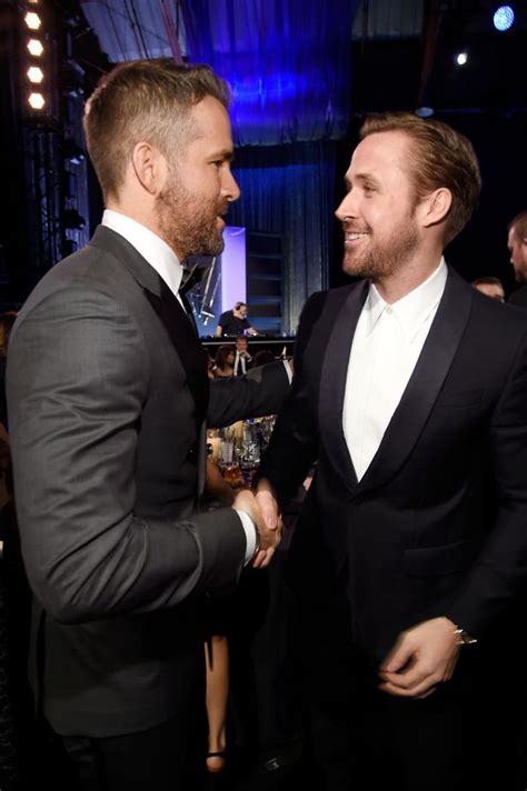 Two Ryans In One Ridiculously Good Looking Photo As Reynolds And Gosling Pose Together At