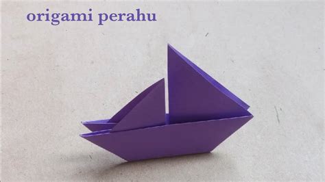 Cara Membuat Perahu Dari Kertas Mainan Perahu Kertas Youtube