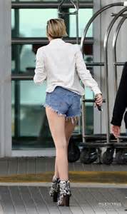 Miley Cyrus In Denim Shorts GotCeleb