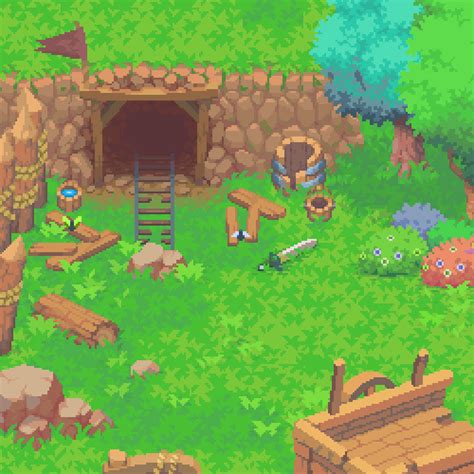 New mine/cave entrance added to my asset : r/itchio