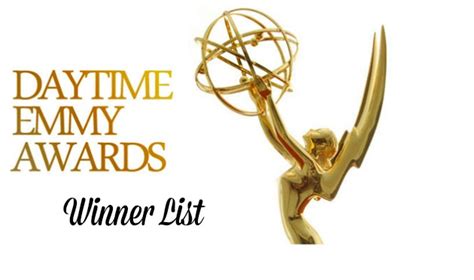 2015 Daytime Emmy Awards Live Updates 42nd Annual Winners List Check