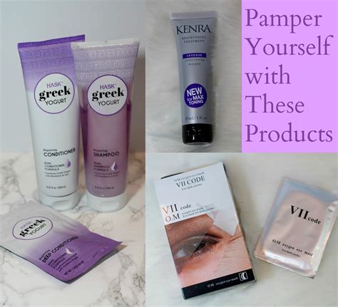 i do declaire pamper yourself with these products