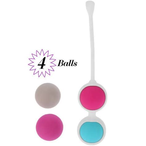 4 beads silicone geisha balls kegel vaginal dumbbell vagina tightening postpartum recovery