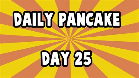 Daily Pancake Day Youtube