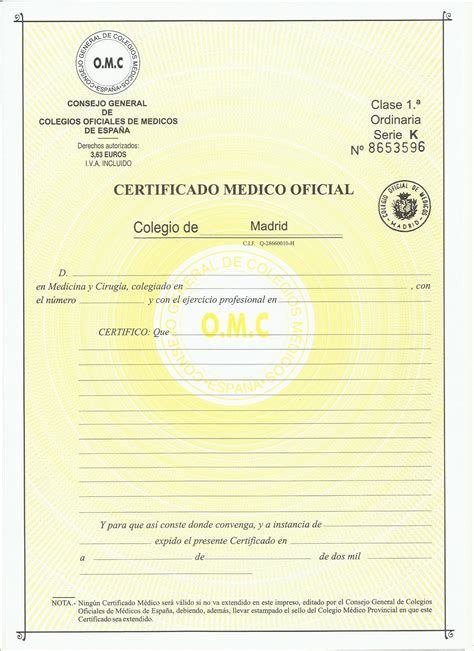 Certificado Médico Oficial ¿dónde Adquirirlo ¿quién Lo Rellena Medena
