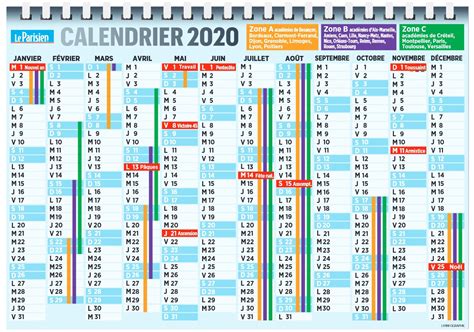 Calendrier Vacances June Calendar