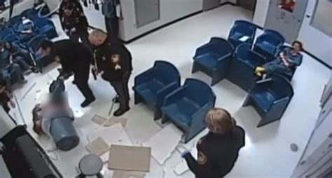 Security Video Captures Jail Inmates Fall Through Ceiling During