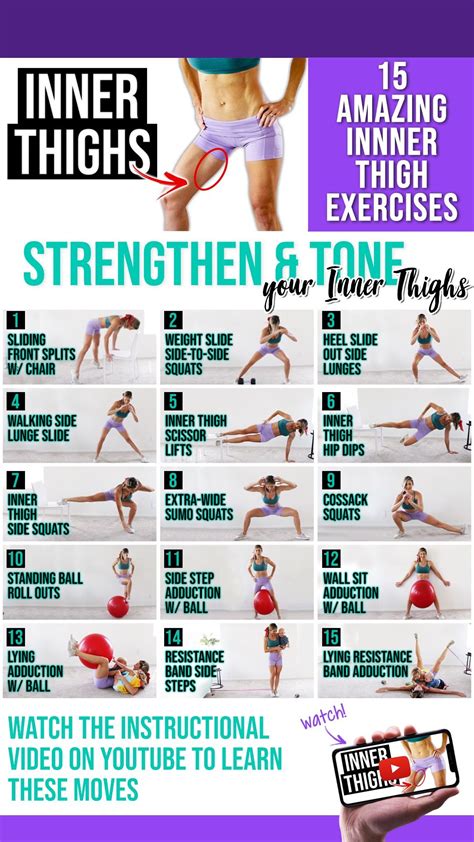 Amazing Inner Thigh Exercises To Tone And Define Thigh Exercises Inner Thight Workout