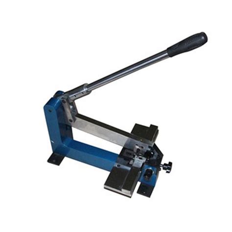 China Manual Hand Operated Metal Rule Hole Punching Machine For Die