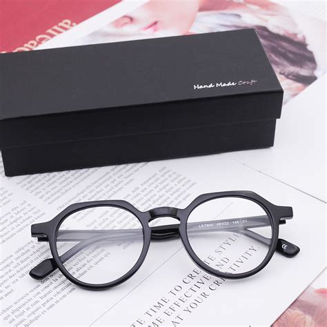 Japanese Design Custom Acetate Glasses Guangzhou Lonsy
