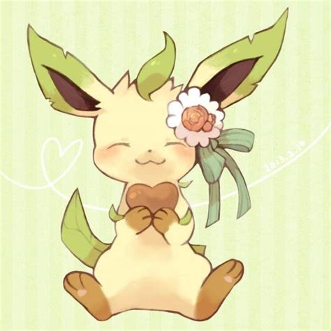 Cute Leafeon Wiki Pokémon Amino