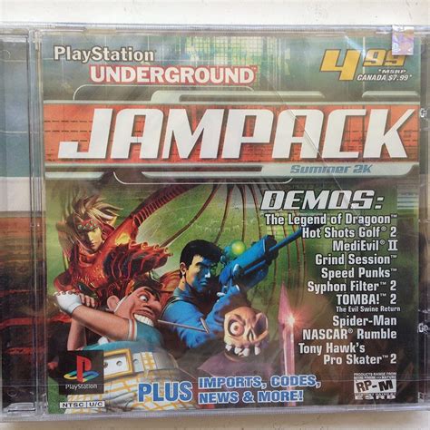 Playstation Underground Jampack Summer 2k Demo Disc My Favorite One To