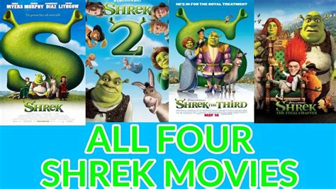 All Four Shrek Movies Ranked Youtube