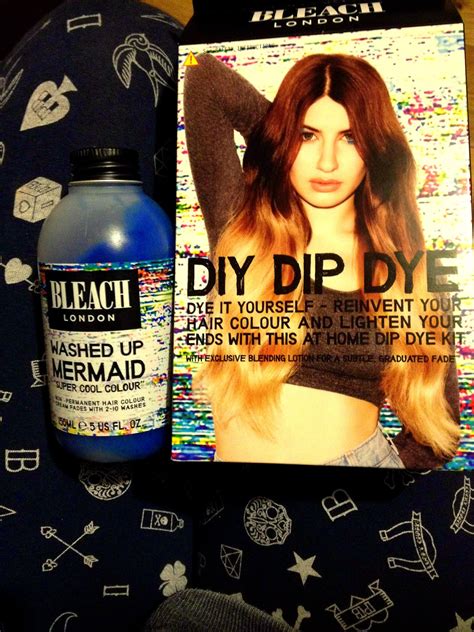 It features a transition from light to dark, but there's a color in between the roots and the tips that makes it look more natural. Bleach London: Dip Dye Kit & Washed Up Mermaid ...